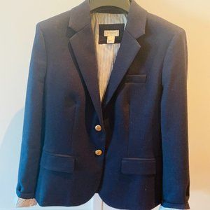 J. Crew Schoolboy Blazer with Gold Button Details
